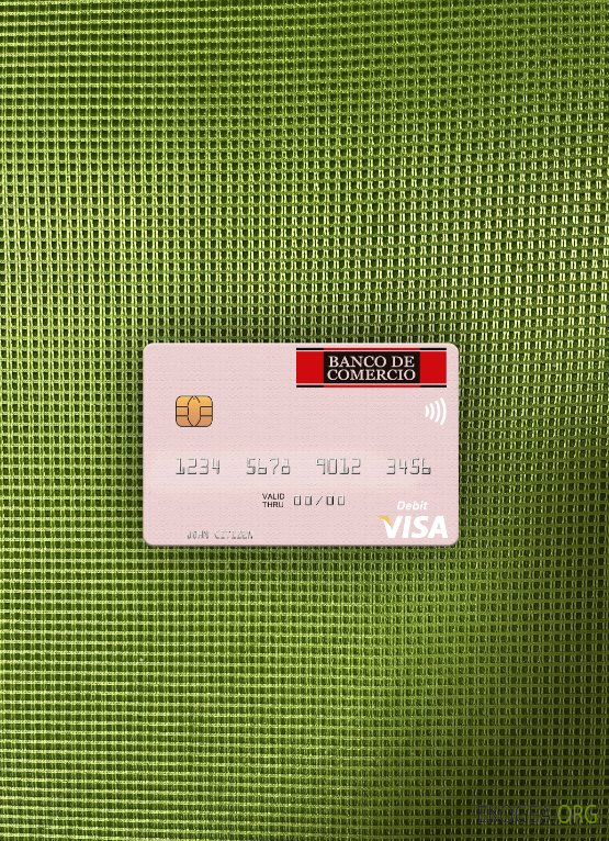 Pérou Banco de Comercio carte de débit visa photolook ,